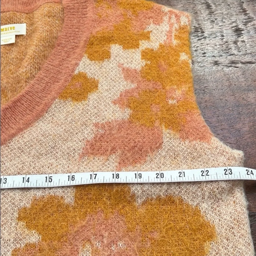 Maeve Floral V-Neck Sweater Vest - Picture 8 of 10